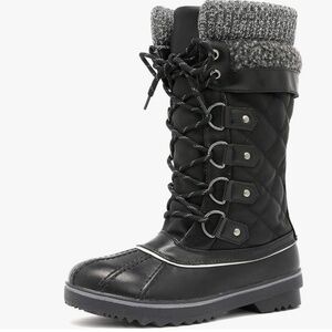Dream Pairs Women's Mid-Calf Waterproof Winter Snow Boots